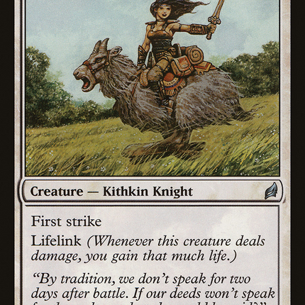 Knight of Meadowgrain (LRW-028) - Lorwyn Foil