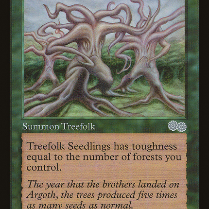 Treefolk Seedlings (USG-278) - Urza's Saga