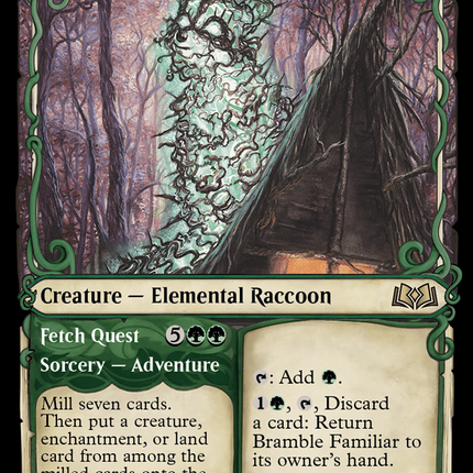 Bramble Familiar // Fetch Quest (WOE-283) - Wilds of Eldraine: (Showcase)