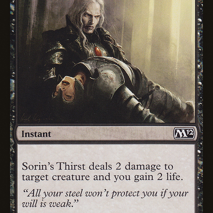 Sorin's Thirst (M12-110) - Magic 2012 Foil