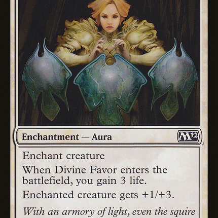 Divine Favor (M12-014) - Magic 2012 Foil