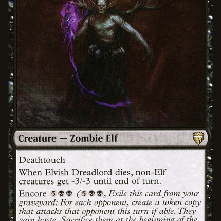 Elvish Dreadlord (CMR-121) - Commander Legends