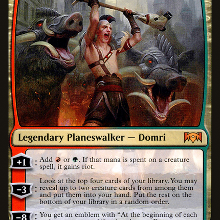 Domri, Chaos Bringer (RNA-166) - Ravnica Allegiance