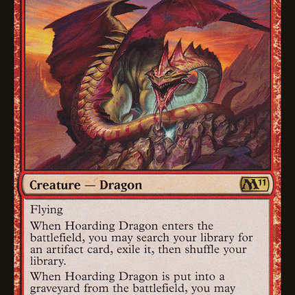 Hoarding Dragon (M11-144) - Magic 2011 Foil