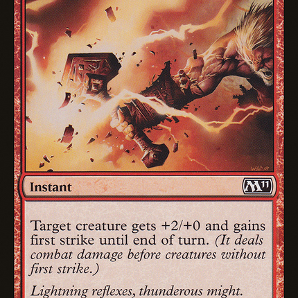 Thunder Strike (M11-157) - Magic 2011 Foil