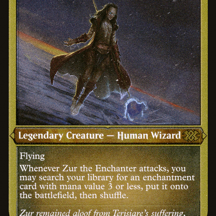 Zur the Enchanter (Foil Etched) (2X2-554) - Double Masters 2022 Foil