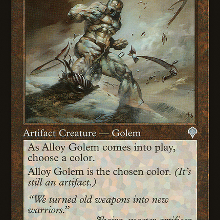 Alloy Golem (INV-297) - Invasion Foil