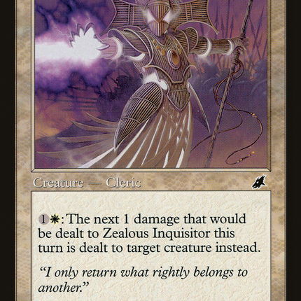 Zealous Inquisitor (SCG-027) - Scourge