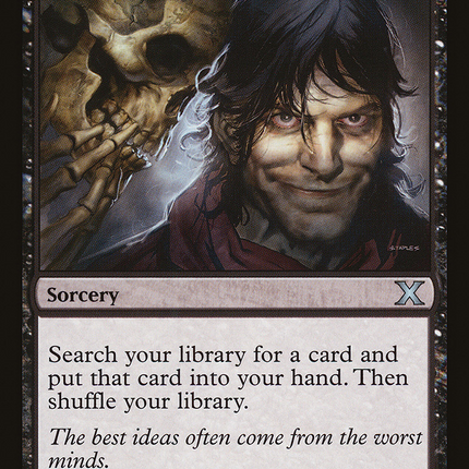 Diabolic Tutor (10E-135) - Tenth Edition Foil
