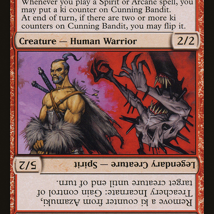 Cunning Bandit // Azamuki, Treachery Incarnate (BOK-099) - Betrayers of Kamigawa