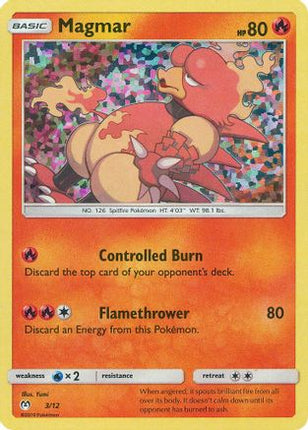 Magmar - 3/12/012  - Holofoil McDonalds Promos 2019 - Promo