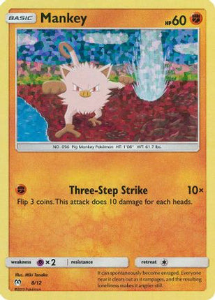 Mankey 008/12  - Holofoil McDonalds Promos 2019 - Promo