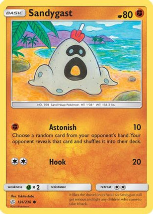 Sandygast/236  - Reverse Holofoil SM  Cosmic Eclipse - Common