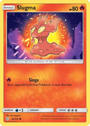 Slugma 026/236  SM  Cosmic Eclipse - Common