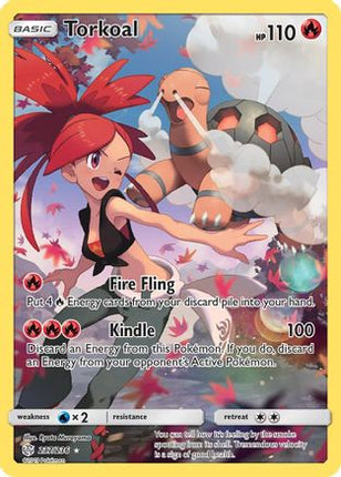 Torkoal (Secret) 237/236  - Holofoil SM  Cosmic Eclipse - Secret Rare