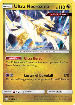 Ultra Necrozma 164/236  - Holofoil SM  Cosmic Eclipse - Holo Rare