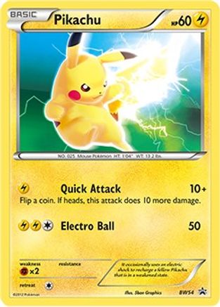 Pikachu BW54  Black and White Promos - Rare