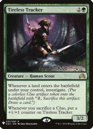 Tireless Tracker (LIST-233) - The List Reprints