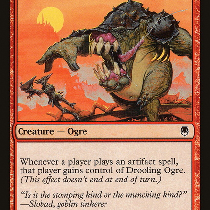 Drooling Ogre (DST-058) - Darksteel Foil