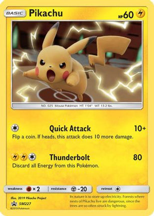 Pikachu - SM227/248  - Holofoil SM Promos - Promo