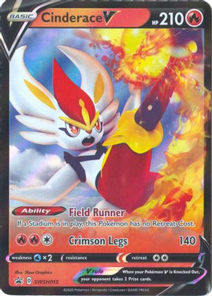 Cinderace V SWSH015/307  - Holofoil SWSH Sword & Shield Promo Cards - Promo