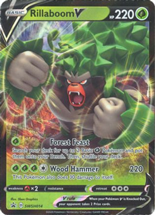 Rillaboom V SWSH014/307  - Holofoil SWSH Sword & Shield Promo Cards - Promo