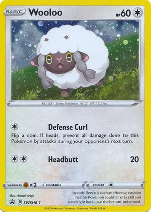 Wooloo SWSH011/307  - Holofoil SWSH Sword & Shield Promo Cards - Promo