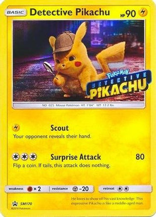 Detective Pikachu SM170  - Holofoil SM Promos - Promo