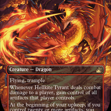 Hellkite Tyrant (RVR-428) - Ravnica Remastered (Borderless)