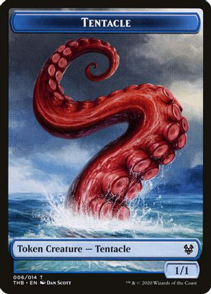 Tentacle // Satyr Double-Sided Token (THB-6 // 9) - Theros Beyond Death Tokens Foil