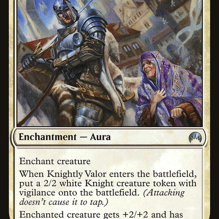 Knightly Valor (ORI-022) - Magic Origins Foil