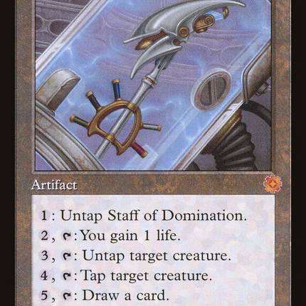 Staff of Domination (BRR-056) - The Brothers' War Retro Artifacts Foil