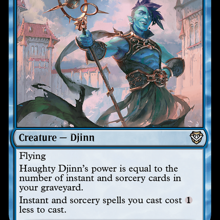 Haughty Djinn (OTC-099) - Outlaws of Thunder Junction Commander