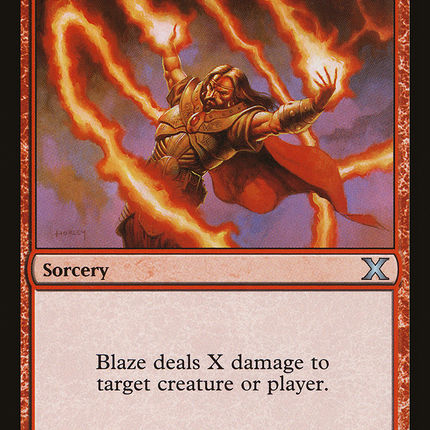 Blaze (10E-190) - Tenth Edition Foil