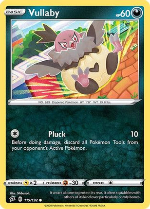 Vullaby 119/192  SWSH02 Rebel Clash - Common