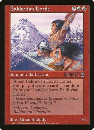Balduvian Horde (Arena League) (OVER-) - Oversize Cards