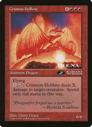 Crimson Hellkite (2nd place) (Arena League) (OVER-) - Oversize Cards