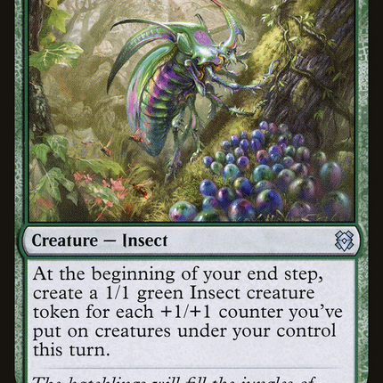 Iridescent Hornbeetle (ZNR-187) - Zendikar Rising Foil