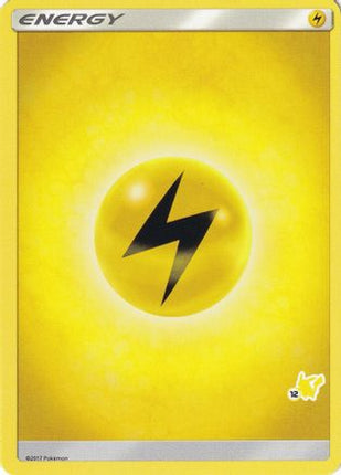 Lightning Energy (#12 Pikachu Stamped)  Battle Academy - Promo