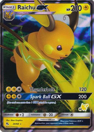 Raichu GX 020/068  - Holofoil Battle Academy - Promo