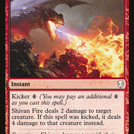 Shivan Fire (DOM-142) - Dominaria