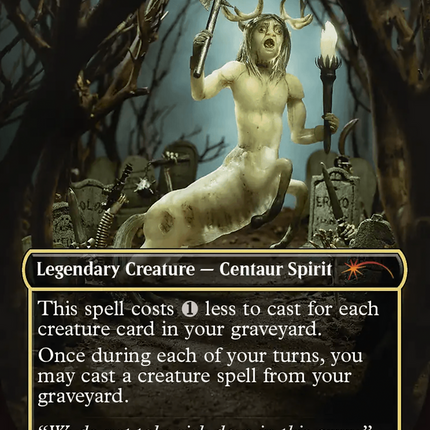 Karador, Ghost Chieftain (SLD-1646) - Secret Lair Drop (Borderless)