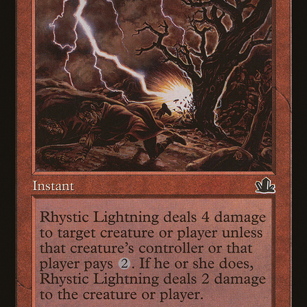 Rhystic Lightning (PCY-099) - Prophecy