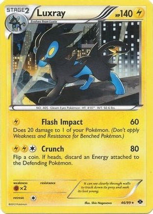 Luxray - 46/99 (Cosmos Holo)/099  - Holofoil Blister Exclusives - Promo