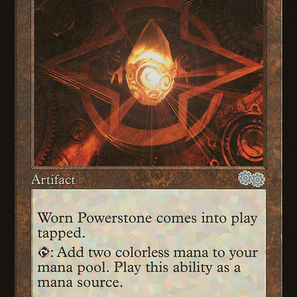 Worn Powerstone (USG-318) - Urza's Saga