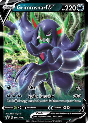 Grimmsnarl V SWSH057/307  - Holofoil SWSH Sword & Shield Promo Cards - Promo