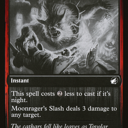 Moonrager's Slash (DBL-148) - Innistrad: Double Feature