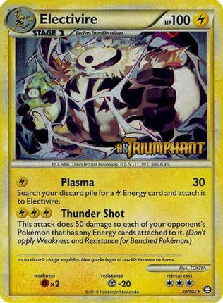 Electivire 020/102  - Holofoil HGSS Promos - Promo