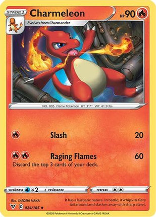 Charmeleon 024/185  SWSH04 Vivid Voltage - Uncommon