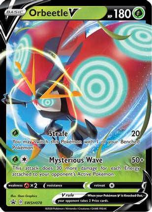 Orbeetle V SWSH078/307  - Holofoil SWSH Sword & Shield Promo Cards - Promo